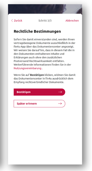 Fin4u Digitaler Dokumentenversand Seite 3