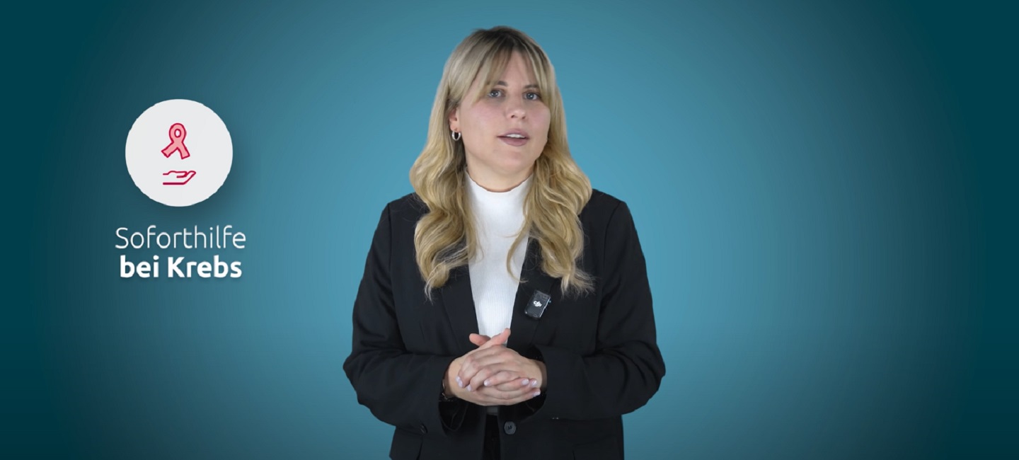 Berufsunfähigkeitsversicherung: Fabienne erklärt Soforthilfe bei Krebs bei der Alten Leipziger
