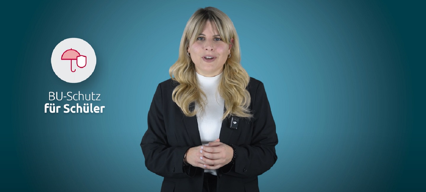 Berufsunfähigkeitsversicherung: Fabienne erklärt Schüler-BU bei der Alten Leipziger