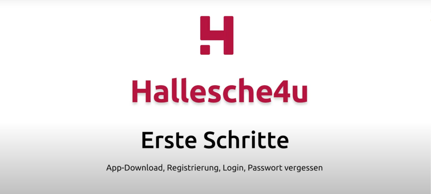 Erste Schritte in Hallesche4u